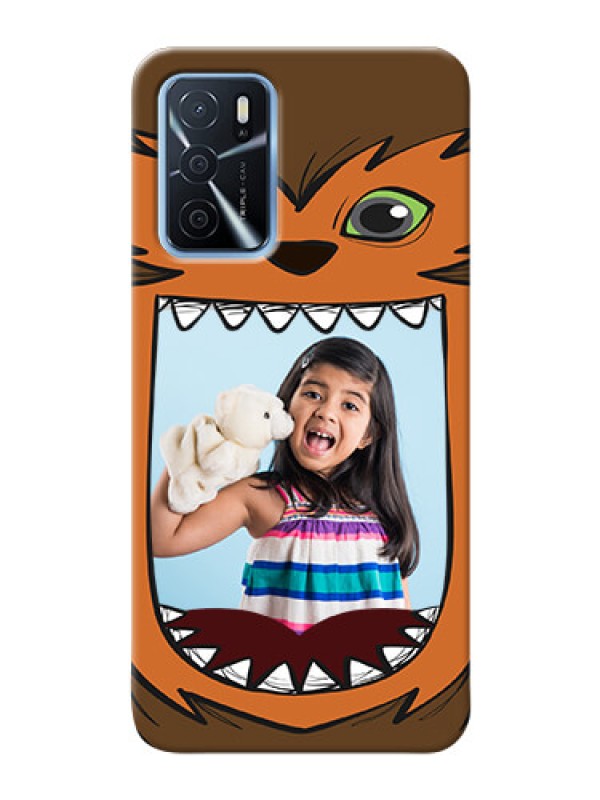 Custom Oppo A16 Phone Covers: Owl Monster Back Case Design