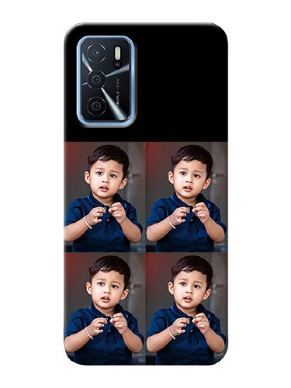 Custom Oppo A16 4 Image Holder on Mobile Cover