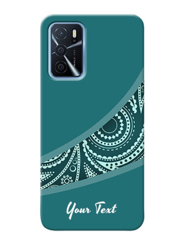 Custom Oppo A16 Custom Phone Covers: semi visible floral Design