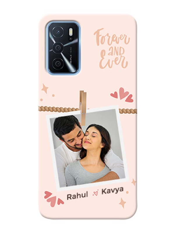 Custom Oppo A16 Phone Back Covers: Forever and ever love Design