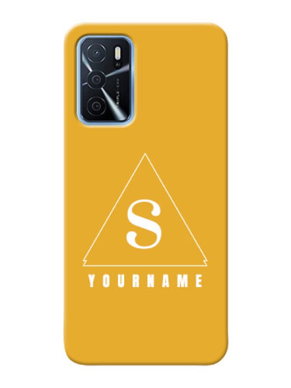 Custom Oppo A16 Custom Mobile Case with simple triangle Design