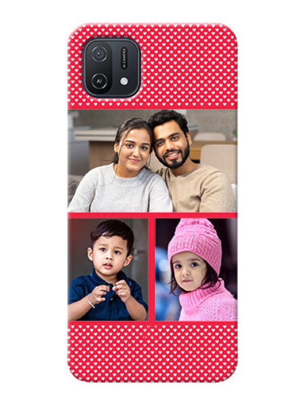 Custom Oppo A16e mobile back covers online: Bulk Pic Upload Design