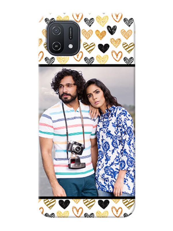 Custom Oppo A16e Personalized Mobile Cases: Love Symbol Design