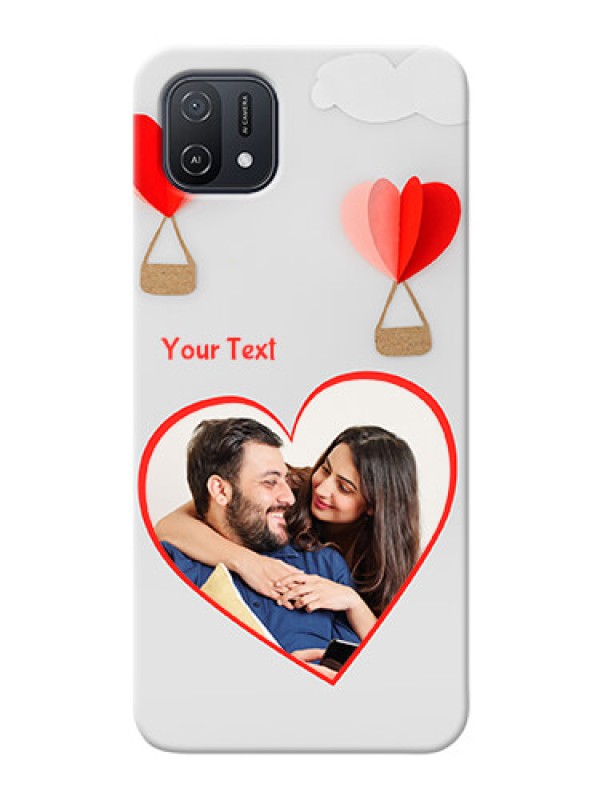 Custom Oppo A16e Phone Covers: Parachute Love Design