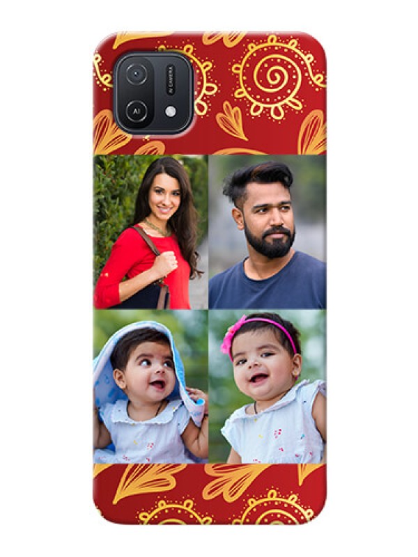 Custom Oppo A16e Mobile Phone Cases: 4 Image Traditional Design