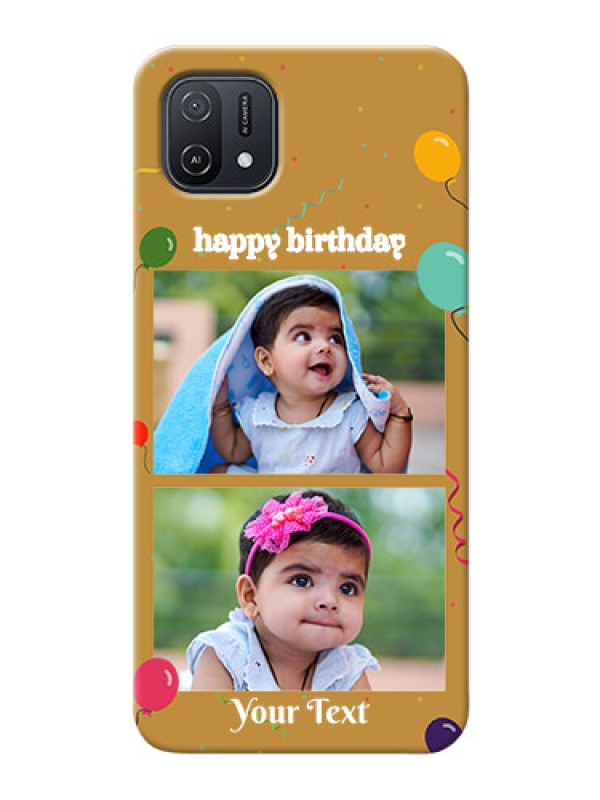 Custom Oppo A16e Phone Covers: Image Holder with Birthday Celebrations Design