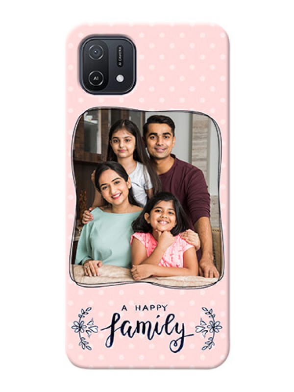 Custom Oppo A16e Personalized Phone Cases: Family with Dots Design