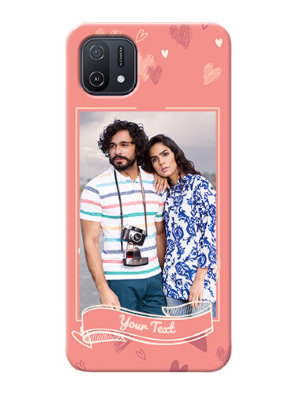 Custom Oppo A16e custom mobile phone cases: love doodle art Design