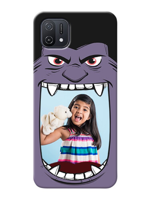 Custom Oppo A16e Personalised Phone Covers: Angry Monster Design
