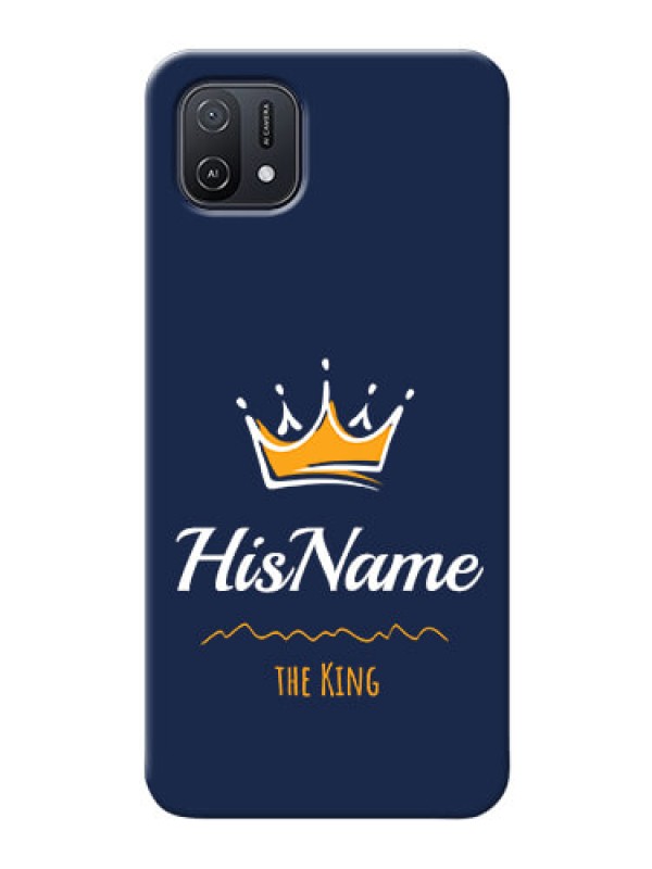 Custom Oppo A16e King Phone Case with Name