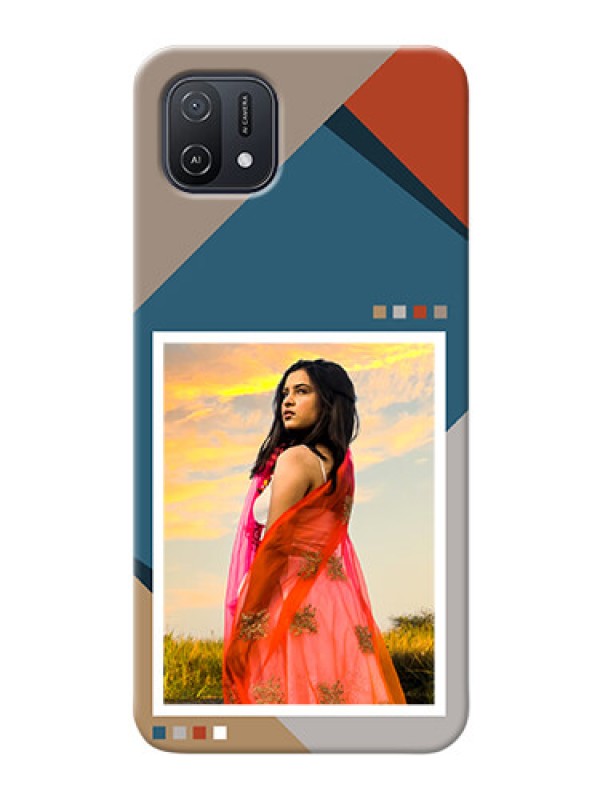 Custom Oppo A16E Mobile Back Covers: Retro color pallet Design