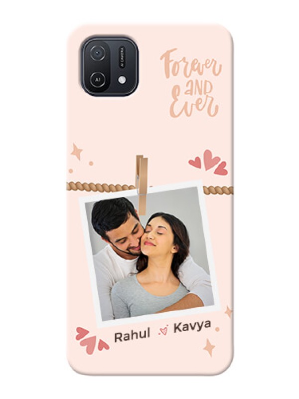 Custom Oppo A16E Phone Back Covers: Forever and ever love Design