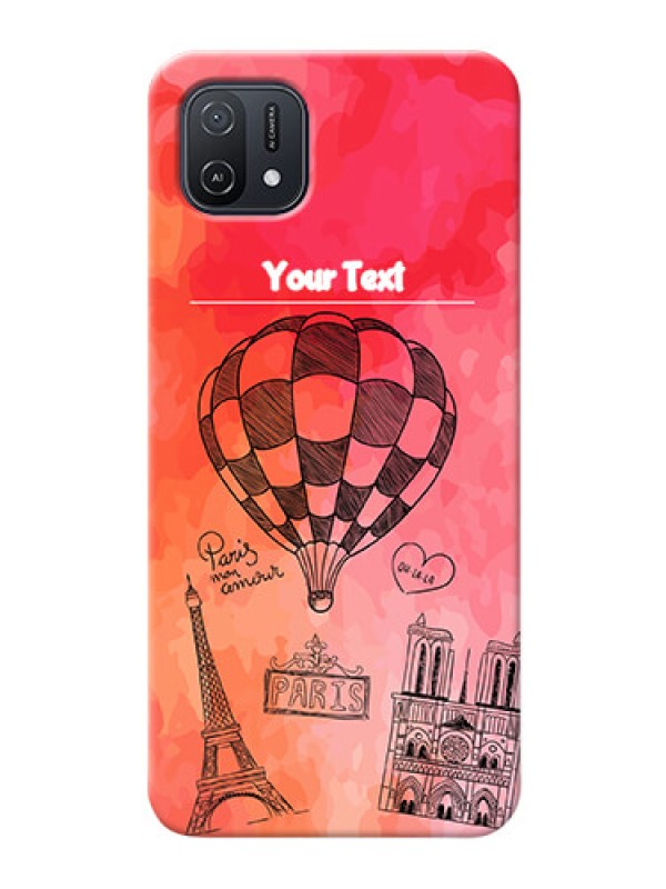 Custom Oppo A16k Personalized Mobile Covers: Paris Theme Design