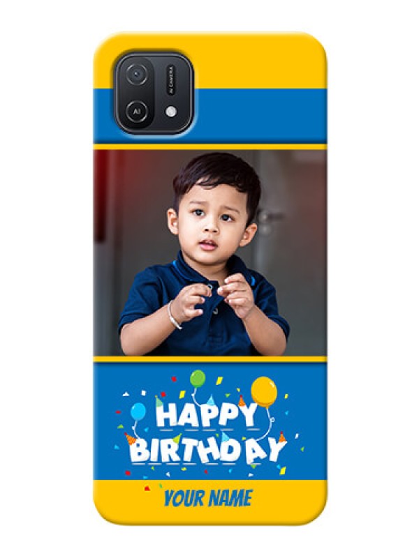 Custom Oppo A16k Mobile Back Covers Online: Birthday Wishes Design