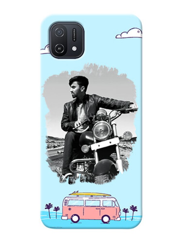 Custom Oppo A16k Mobile Covers Online: Travel & Adventure Design