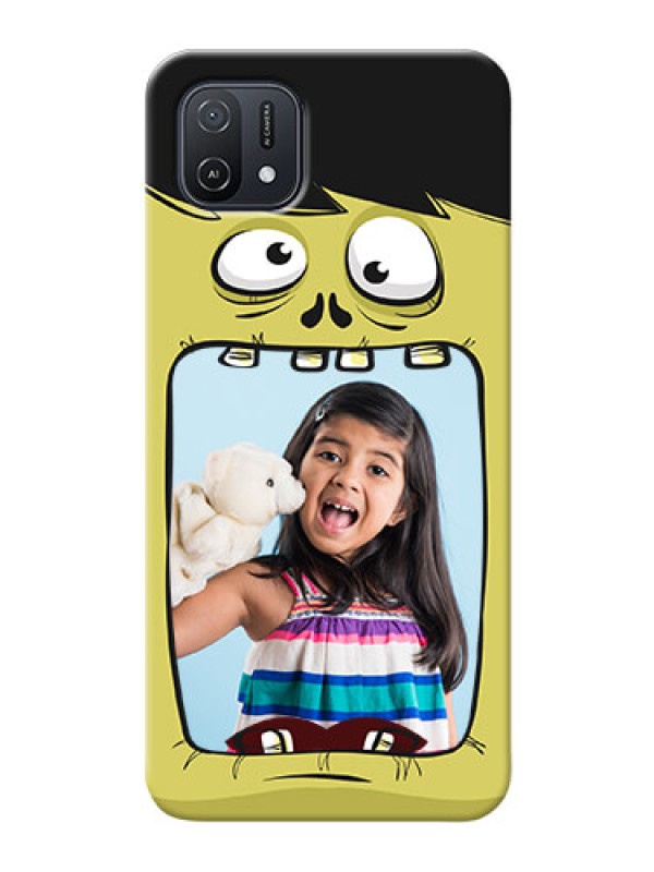 Custom Oppo A16k Mobile Covers: Cartoon monster back case Design
