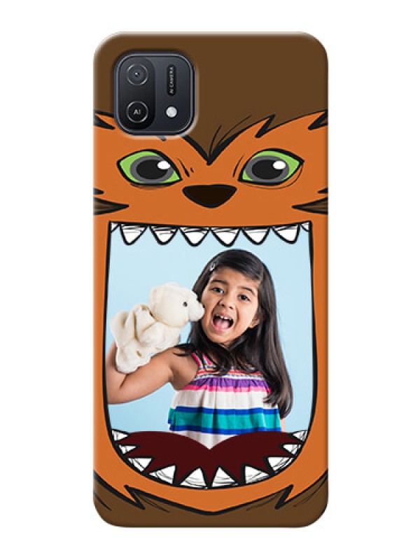 Custom Oppo A16k Phone Covers: Owl Monster Back Case Design