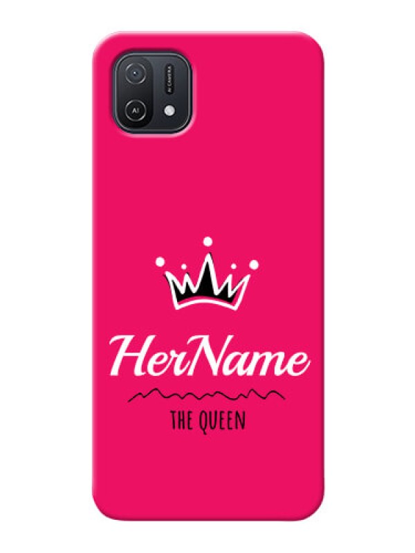 Custom Oppo A16k Queen Phone Case with Name