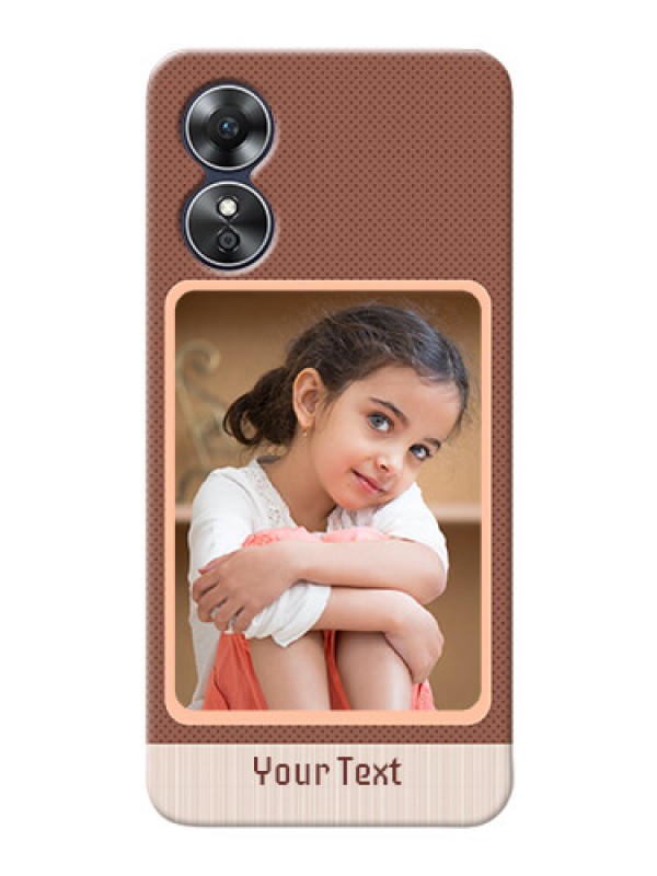 Custom Oppo A17 Phone Covers: Simple Pic Upload Design
