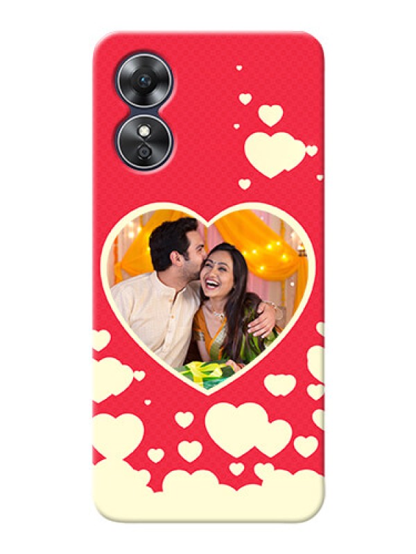 Custom Oppo A17 Phone Cases: Love Symbols Phone Cover Design