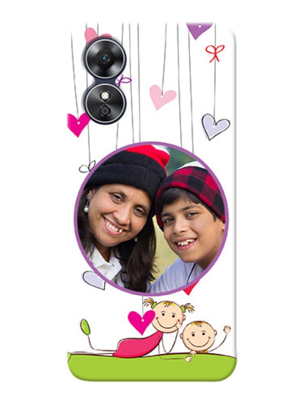 Custom Oppo A17 Mobile Cases: Cute Kids Phone Case Design