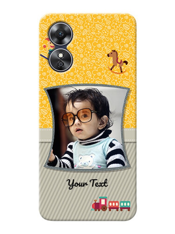 Custom Oppo A17 Mobile Cases Online: Baby Picture Upload Design