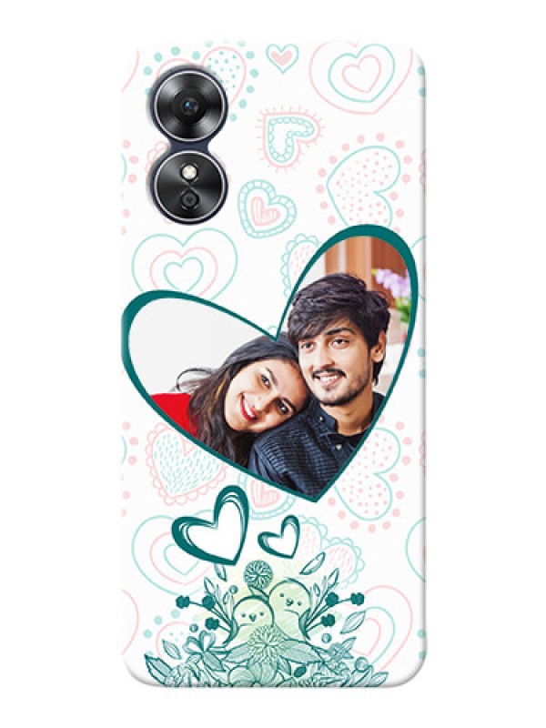 Custom Oppo A17 Personalized Mobile Cases: Premium Couple Design