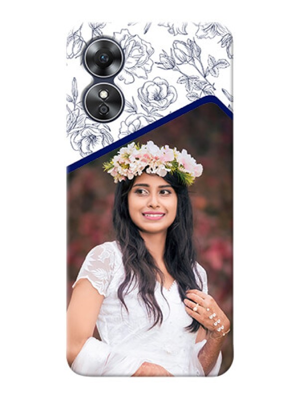 Custom Oppo A17 Phone Cases: Premium Floral Design
