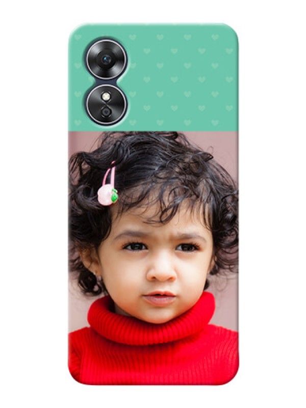 Custom Oppo A17 mobile cases online: Lovers Picture Design