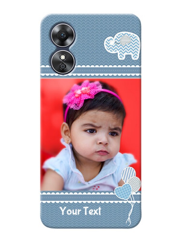 Custom Oppo A17 Custom Phone Covers with Kids Pattern Design