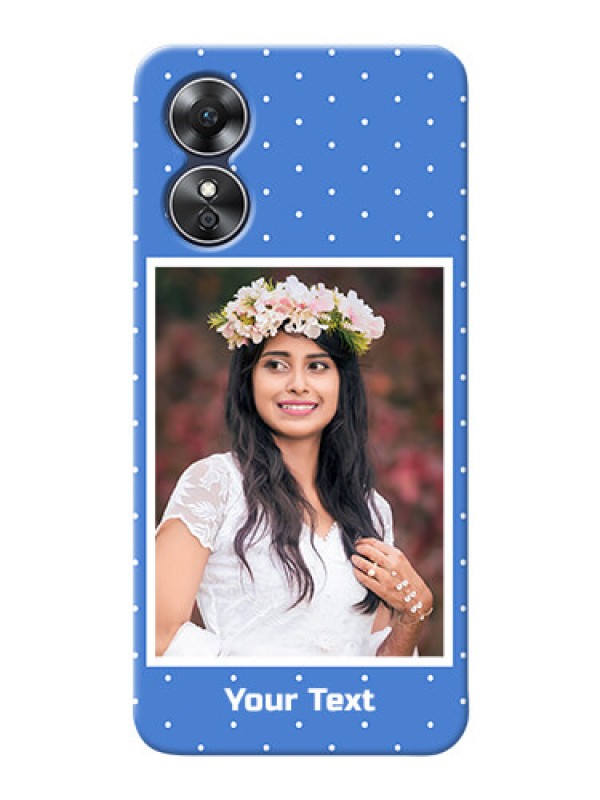 Custom Oppo A17 Personalised Phone Cases: polka dots design