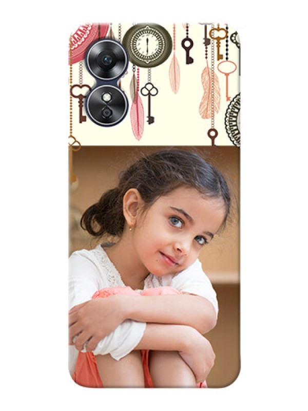 Custom Oppo A17 Phone Back Covers: Boho Style Design