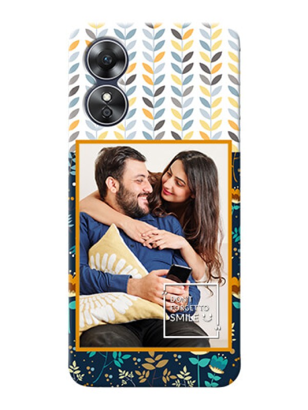 Custom Oppo A17 personalised phone covers: Pattern Design