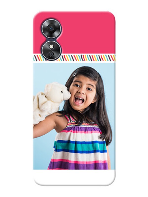 Custom Oppo A17 Personalized Phone Cases: line art design