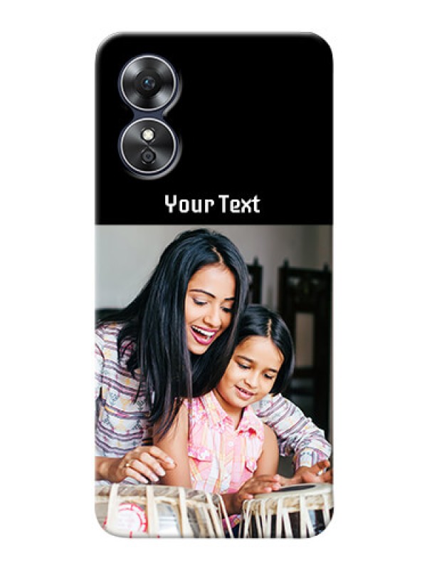 Custom Oppo A17 Photo with Name on Phone Case