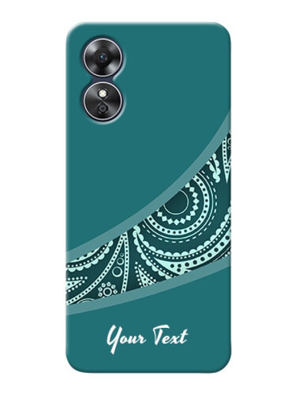 Custom Oppo A17 Custom Phone Covers: semi visible floral Design