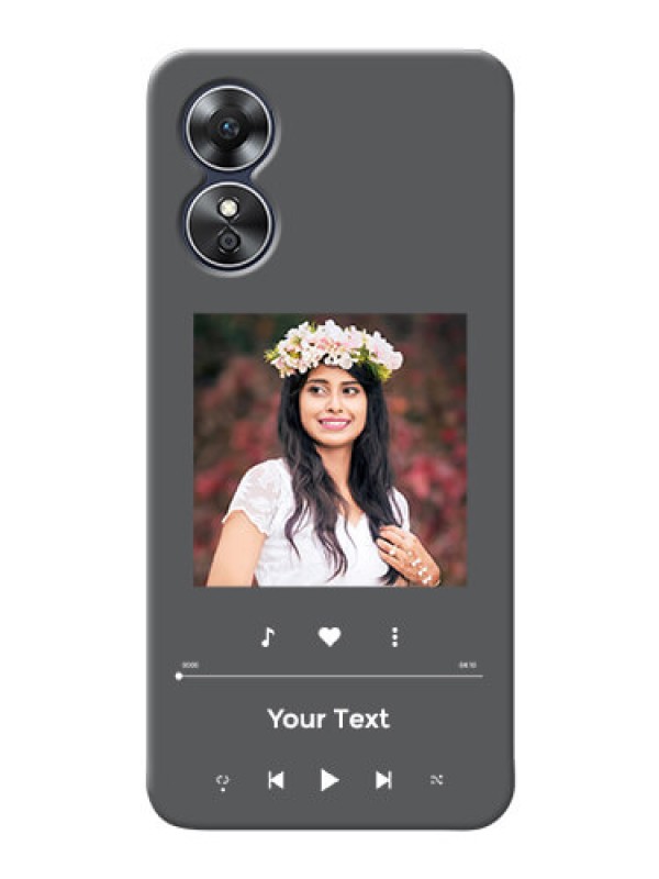 Custom Oppo A17 Custom Mobile Case with Play The Music Design