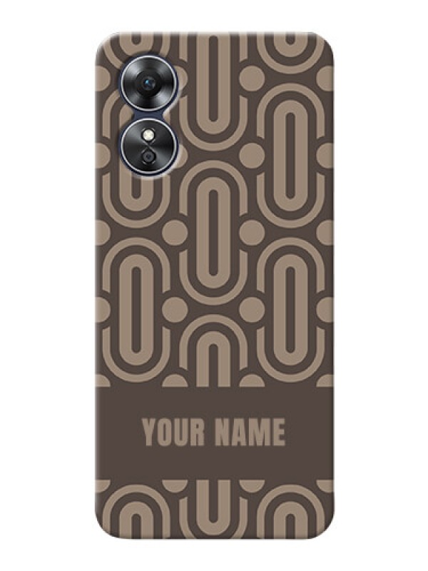 Custom Oppo A17 Custom Phone Covers: Captivating Zero Pattern Design