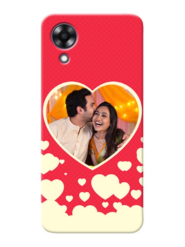 Custom Oppo A17k Phone Cases: Love Symbols Phone Cover Design