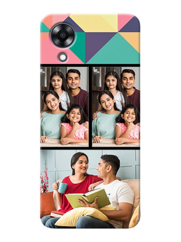 Custom Oppo A17k personalised phone covers: Bulk Pic Upload Design