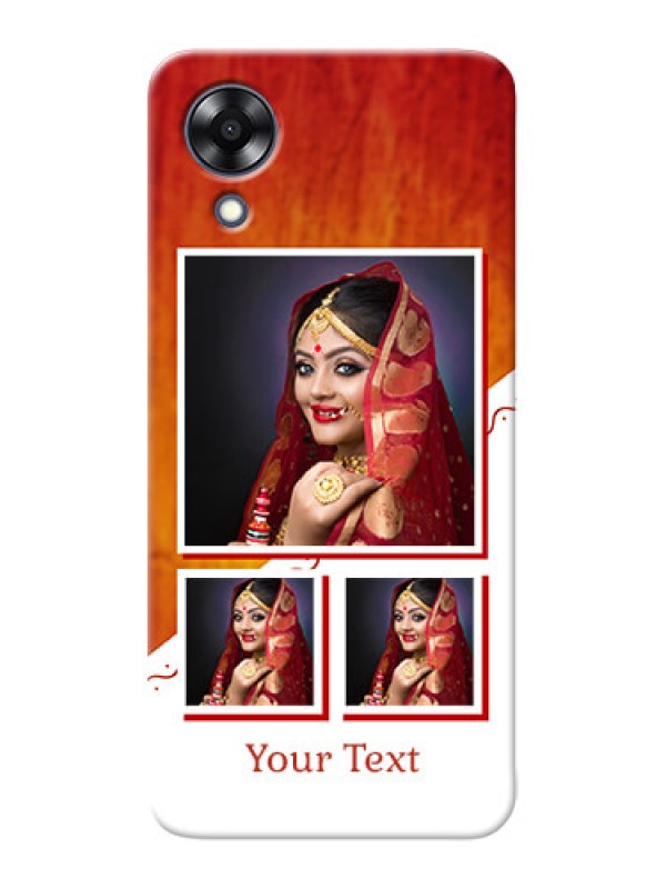 Custom Oppo A17k Personalised Phone Cases: Wedding Memories Design 