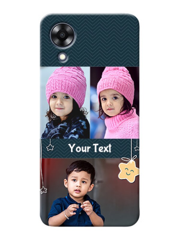 Custom Oppo A17k Mobile Back Covers Online: Hanging Stars Design