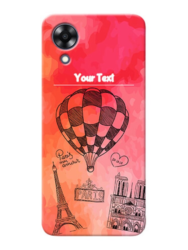 Custom Oppo A17k Personalized Mobile Covers: Paris Theme Design