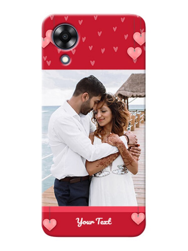 Custom Oppo A17k Mobile Back Covers: Valentines Day Design