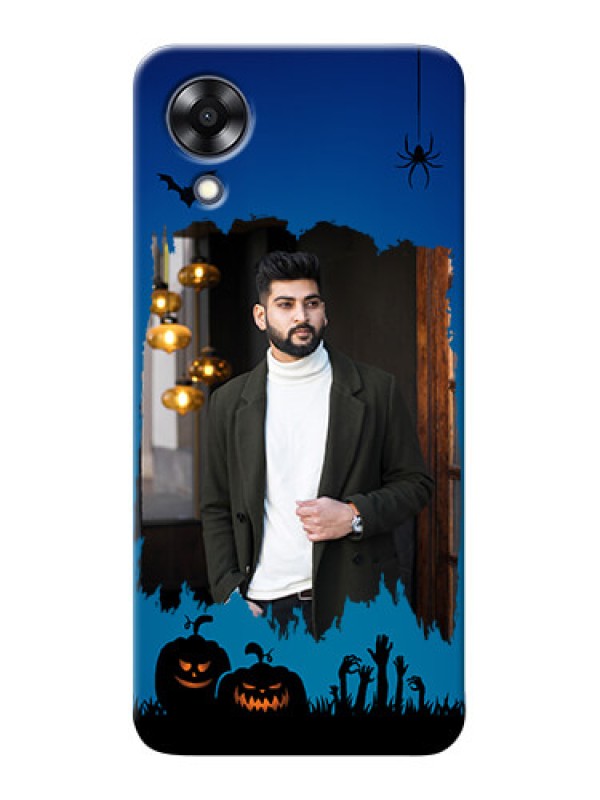Custom Oppo A17k mobile cases online with pro Halloween design 