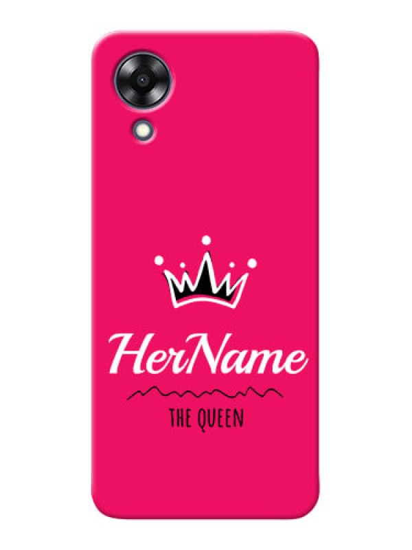 Custom Oppo A17k Queen Phone Case with Name