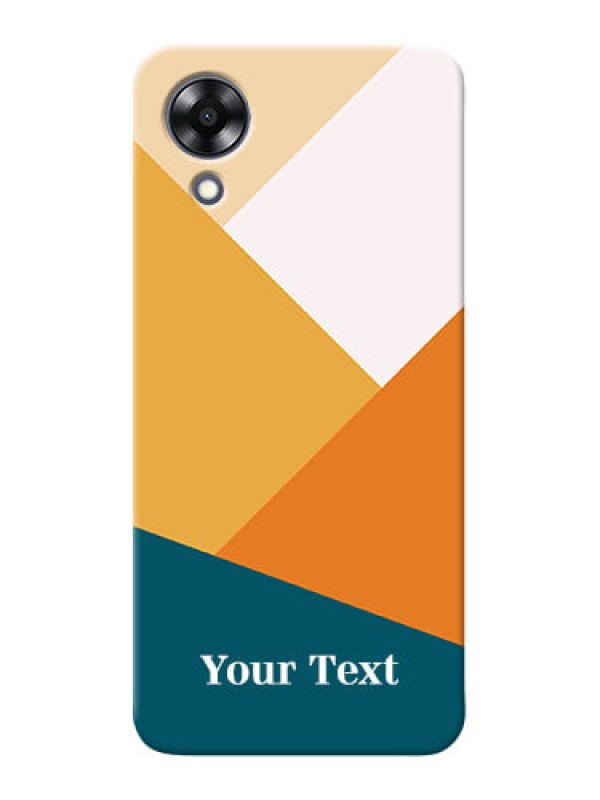 Custom Oppo A17K Custom Phone Cases: Stacked Multi-colour Design