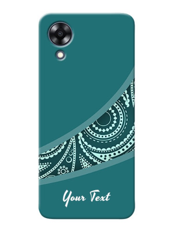 Custom Oppo A17K Custom Phone Covers: semi visible floral Design