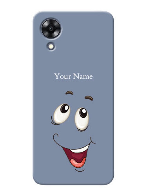 Custom Oppo A17K Phone Back Covers: Laughing Cartoon Face Design