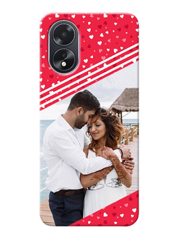 Custom Oppo A18 Custom Mobile Covers: Valentines Gift Design